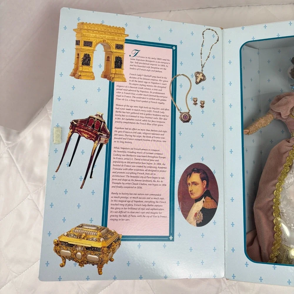 1996 Barbie Great Eras French Lady Collector Edition‎ Doll w Box 16707